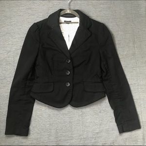 Express Blazer, Semi-cropped, XS Black